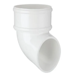 68MM White Downpipe Shoe BR216W