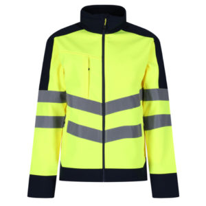 Hivis Pro 3 Lay Ss Jkt Yell/navy M Tra625